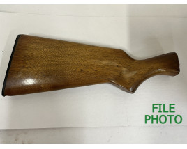 Butt Stock - Hard Wood - Plain - w/ Butt Plate - 2nd Variation - Original Butt Stock - Hard Wood - Plain - w/ Butt Plate - 2nd Variation - Original